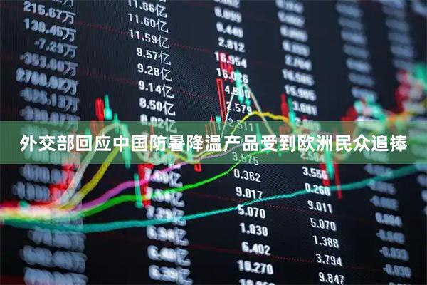 外交部回应中国防暑降温产品受到欧洲民众追捧